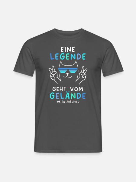 Kindergarten Geschafft 2024 Kita Abgänger 2024 - Männer T-Shirt - Anthrazit