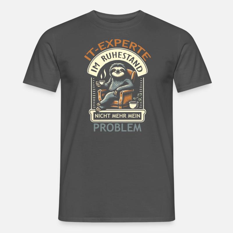 IT Experte - Männer T-Shirt - Anthrazit