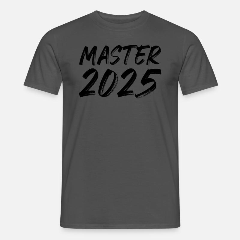 Master 2025 - Männer T-Shirt - Anthrazit