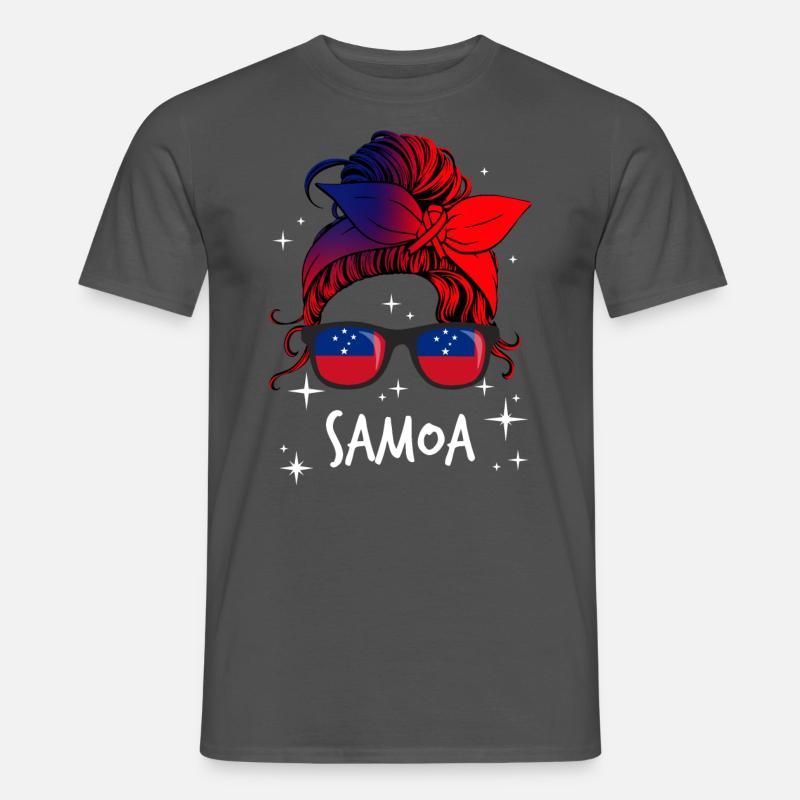 Samoa - Männer T-Shirt - Anthrazit