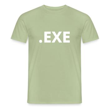 . EXE - Men's T-Shirt - sage - Front - AI Model Male 178 light (178cm)