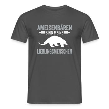 Zootier Ameisenbären Ameisenbär - Männer T-Shirt - Anthrazit - Vorne - AI Model Male 178 light (178cm)