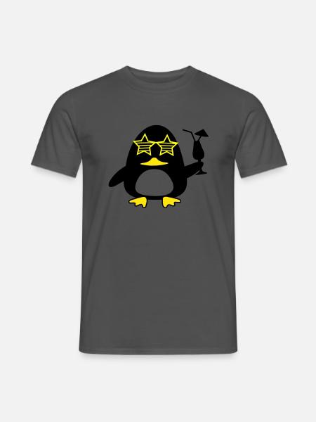 beach duck - Männer T-Shirt - Anthrazit