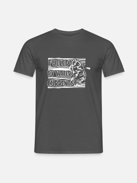 Rafting Wildwasser Kanu Kajak - Männer T-Shirt - Anthrazit