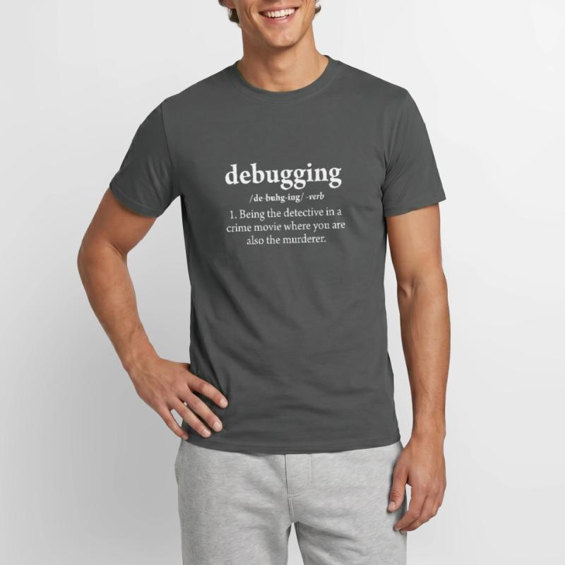 Debugging Definition Code Software Engineer Men's T-shirt