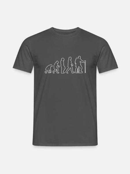 Wandern Bergwanderer Bergwandern Wanderung - Männer T-Shirt - Anthrazit