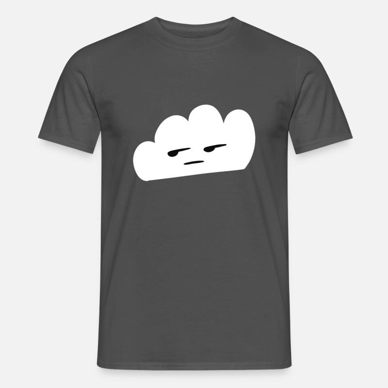 Wolke Cloude - Männer T-Shirt - Anthrazit
