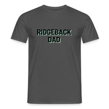 Ridgeback Dad - Männer T-Shirt - Anthrazit - Vorne - AI Model Male 178 light (178cm)