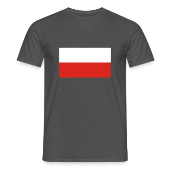 Polen - Männer T-Shirt - Anthrazit - Vorne - AI Model Male 178 light (178cm)