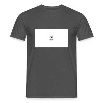 Instagram - Männer T-Shirt - Anthrazit - Vorne - AI Model Male 178 light (178cm)