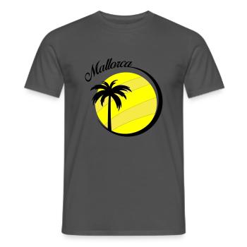 Majorca - Men's T-Shirt - charcoal grey - Front - AI Model Male 178 light (178cm)