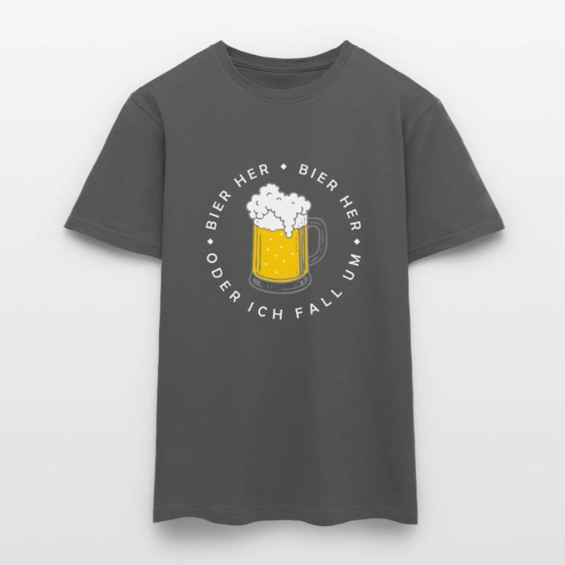 Bees here - Oder ich fall um! Men's T-Shirt