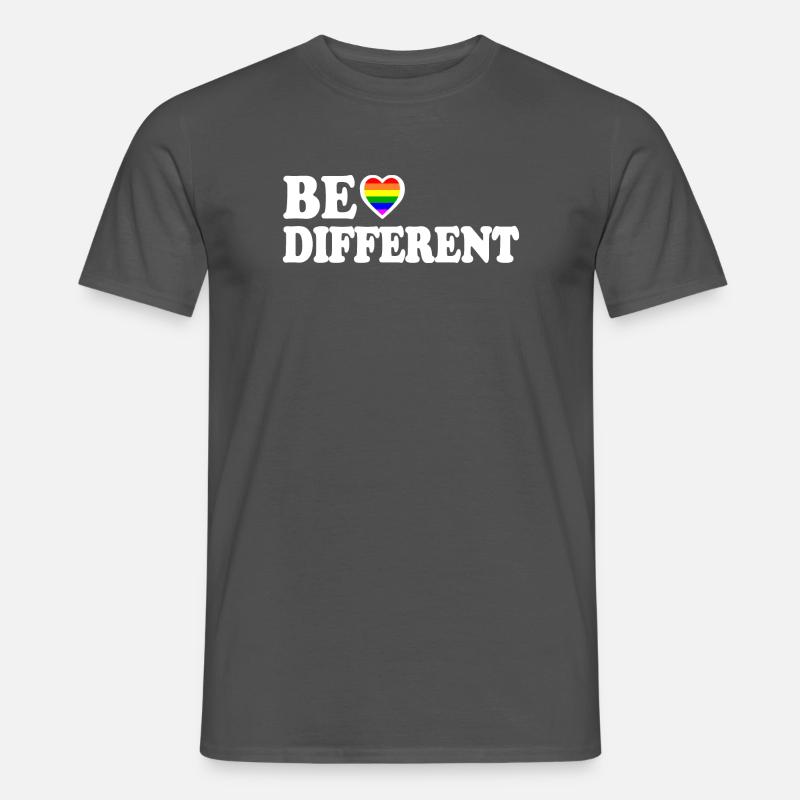 Be different - Men’s T-shirt - charcoal grey