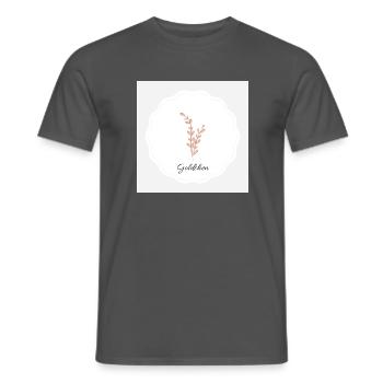 Goldchen Pflanze - Männer T-Shirt - Anthrazit - Vorne - AI Model Male 178 light (178cm)