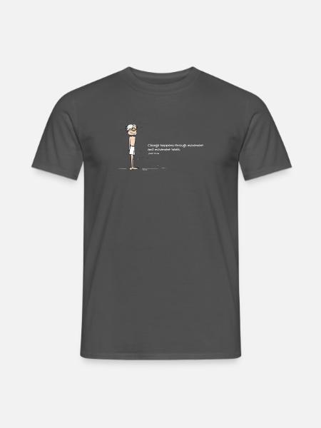 Change - Männer T-Shirt - Anthrazit
