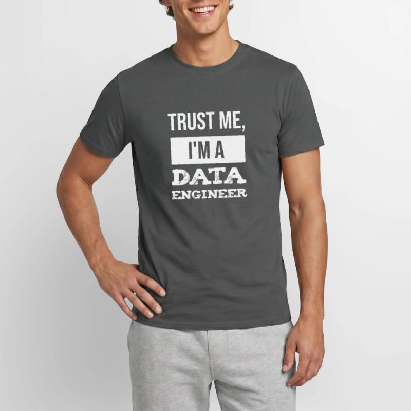 Data Engineer Datentechniker IT Informatik Männer T-Shirt