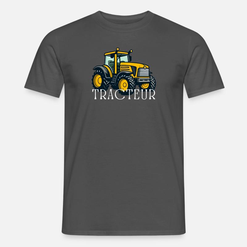 Traktor / Traktor / Traktor - Männer T-Shirt - Anthrazit