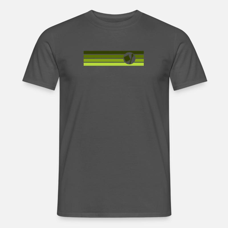 Backen Muffin Backwaren - Männer T-Shirt - Anthrazit
