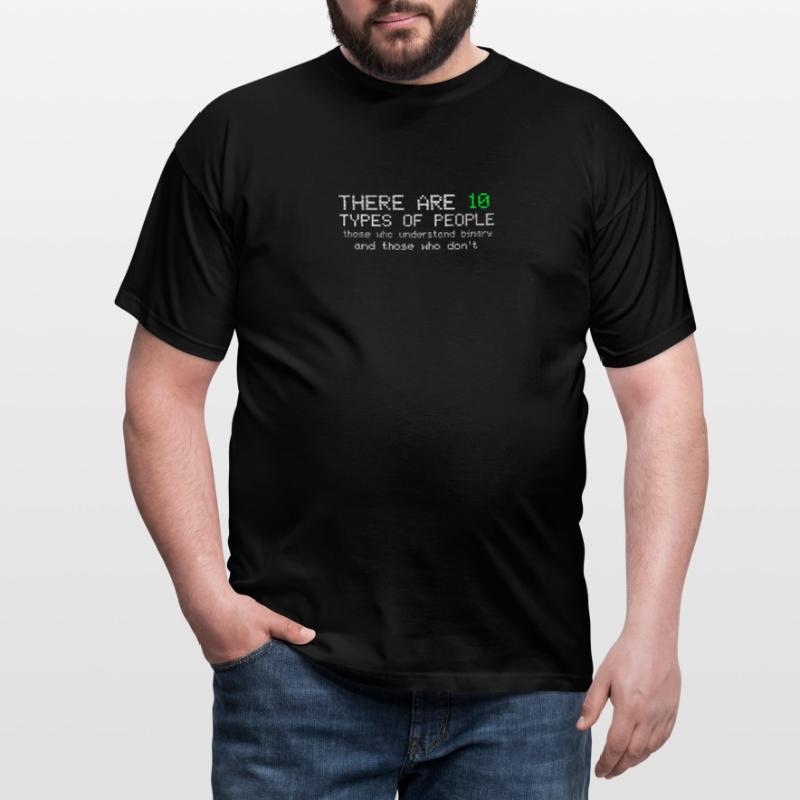 Binary Code - computer programmer computer science Men's T-Shirt