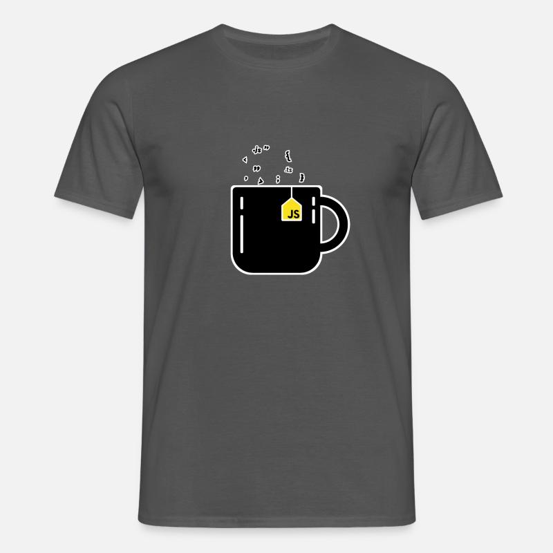 JavaScript - Cup - Men's T-Shirt - charcoal grey