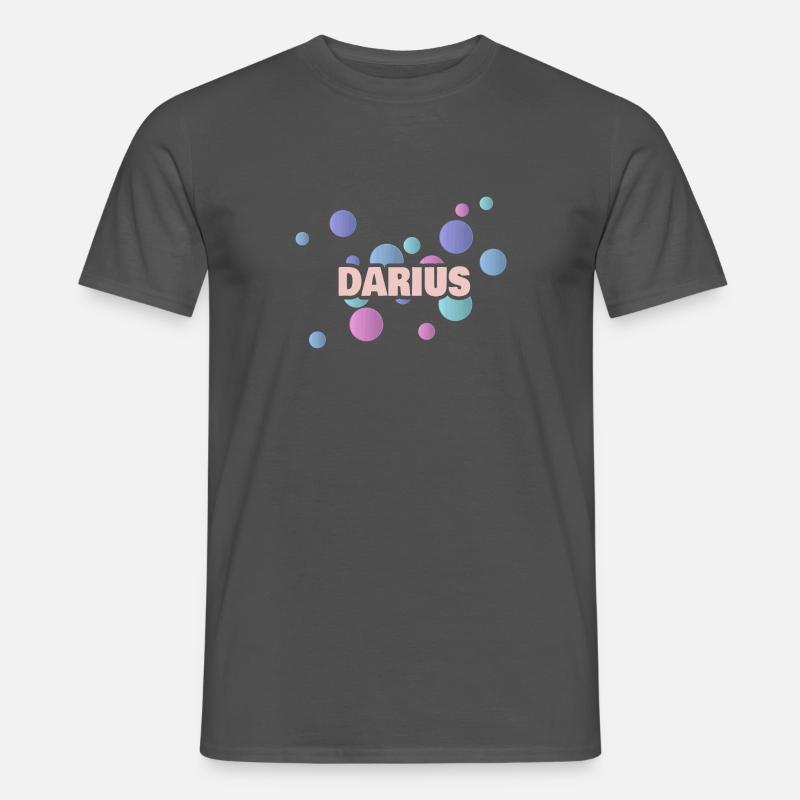 Darius Darius - Männer T-Shirt - Anthrazit