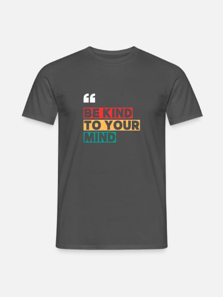 Motivation Verstand Inspiration Mindset - Männer T-Shirt - Anthrazit