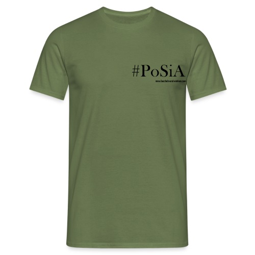 #PoSiA schwarz - Männer T-Shirt