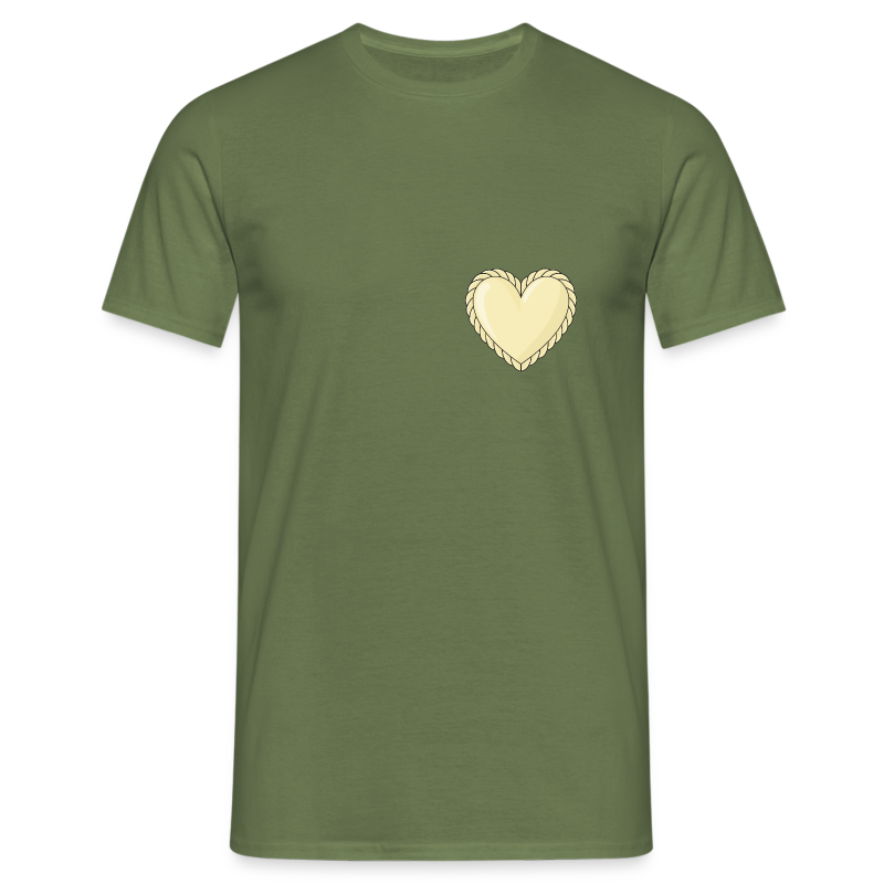 Kasnudel-Herz - Männer T-Shirt