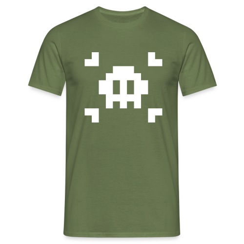 Pixel Skull - T-shirt Homme