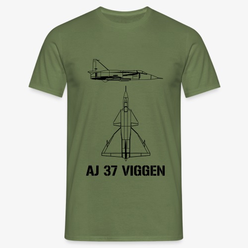 AJ 37 VIGGEN - T-shirt herr