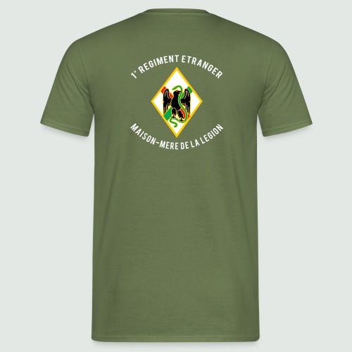 1 RE - Regiment Etranger - Maison Mere - T-shirt Homme