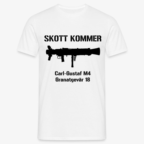 SKOTT KOMMER - KLART BAKÅT - SWE Flag - T-shirt herr