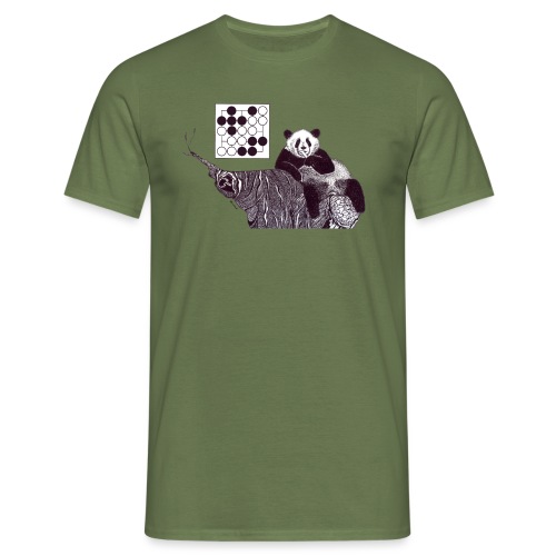 Panda 5x5 Seki - Men's T-Shirt