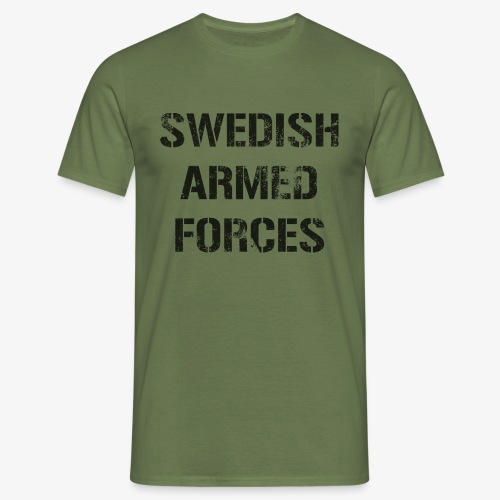 SWEDISH ARMED FORCES - Sliten - T-shirt herr