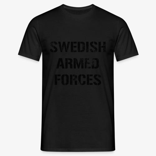 SWEDISH ARMED FORCES - Sliten - T-shirt herr