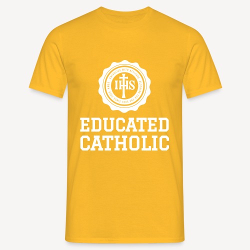 EDUCATED CATHOLIC - Men's T-Shirt