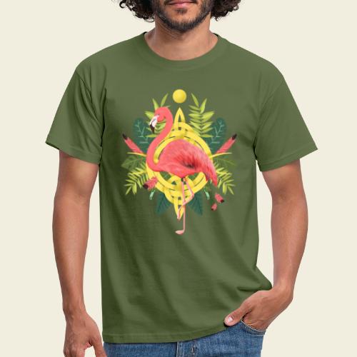 Flamingo-Design - Männer T-Shirt
