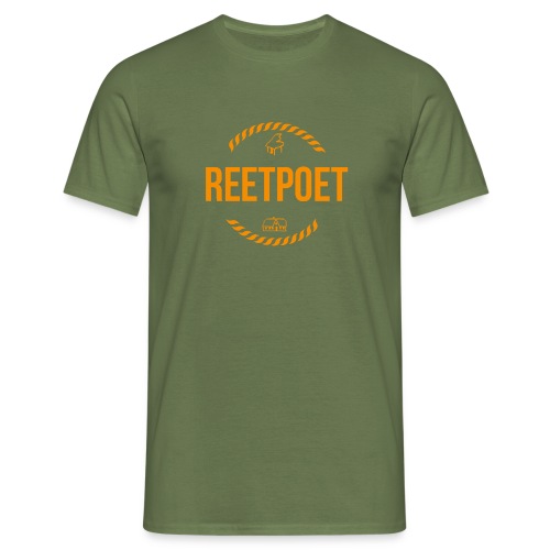 Reetpoet | Logo Orange - Männer T-Shirt