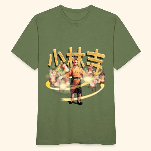 Gordon Liu som San Te - Warrior Monk - T-shirt til herrer