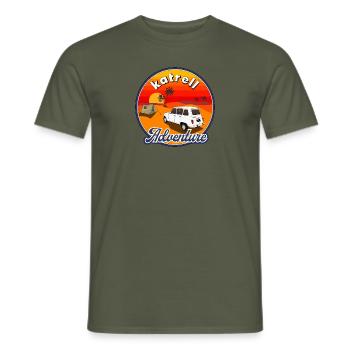 KATRELL 4L - Men's T-Shirt - military green - Front - AI Model Male 178 light (178cm)