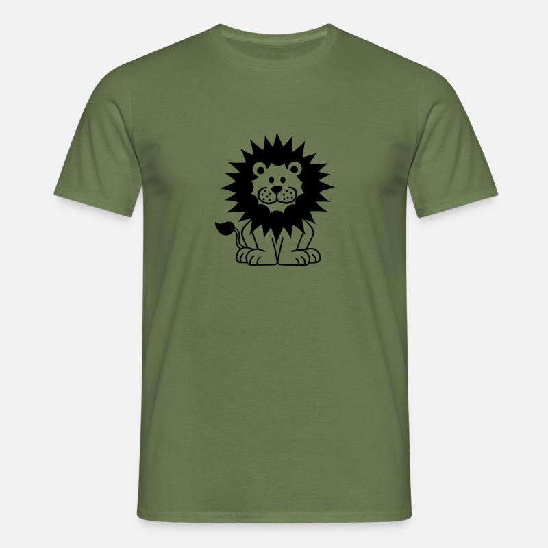 Lion - Men's T-Shirt - military green