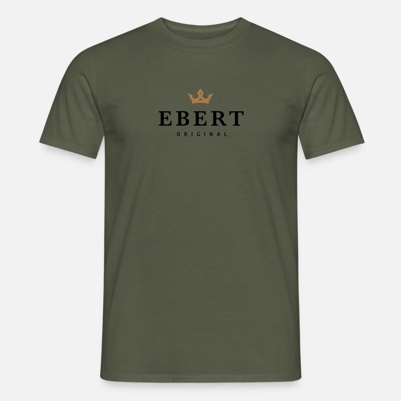 Ebert - Männer T-Shirt - Militärgrün