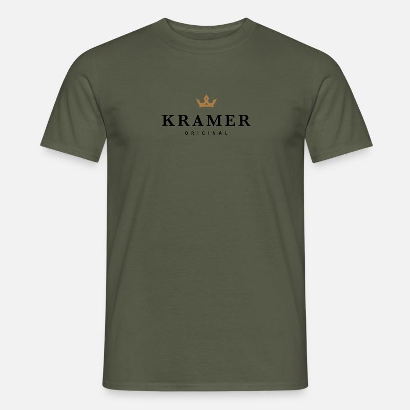 Kramer - Männer T-Shirt - Militärgrün