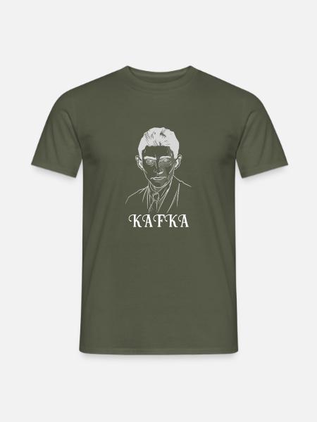 Franz Kafka deutscher Schriftsteller kafkaesk - Männer T-Shirt - Militärgrün