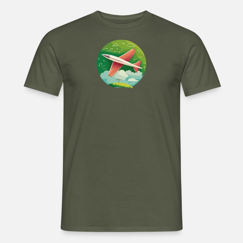 RedWingSharptipglider - Männer T-Shirt - Militärgrün