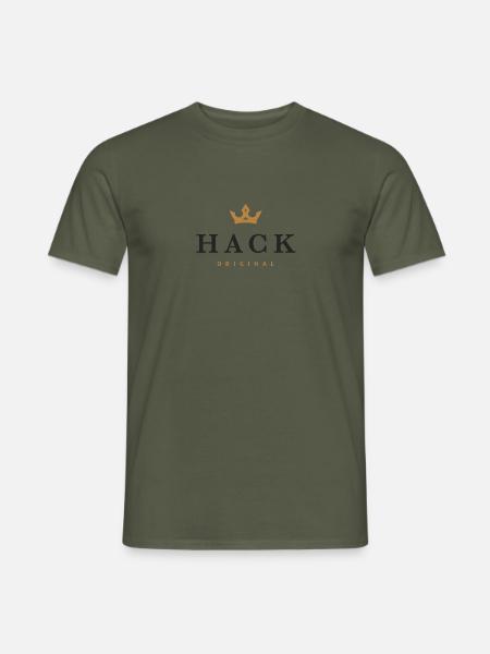 Hack Original Family Logo - Men's T-Shirt - military green