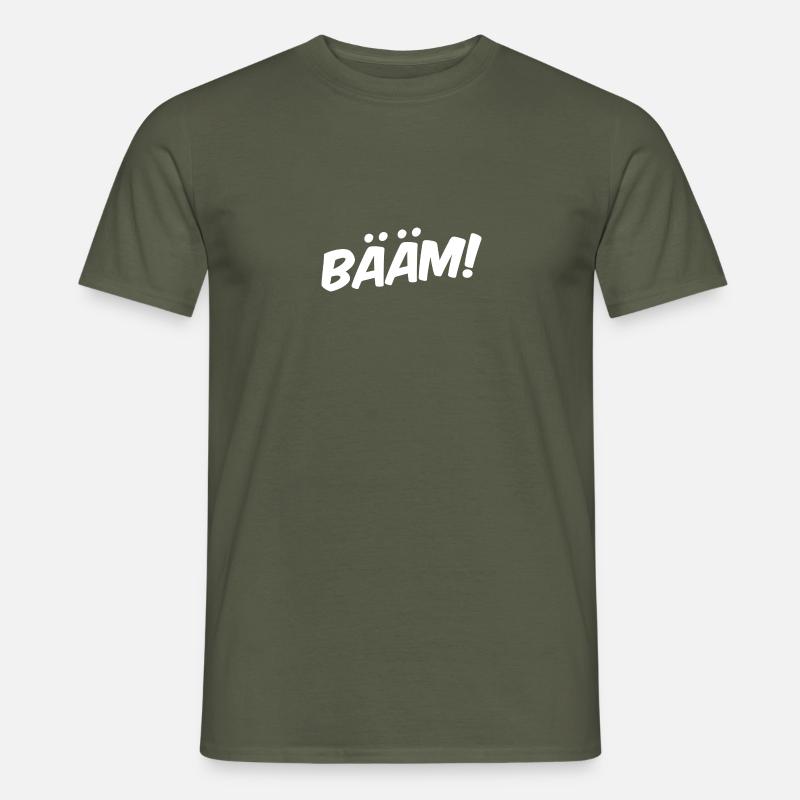 BÄÄM! - Männer T-Shirt - Militärgrün