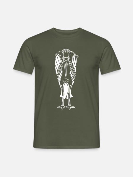 Marabu / Marabou Stork (D, DDP) - Männer T-Shirt - Militärgrün
