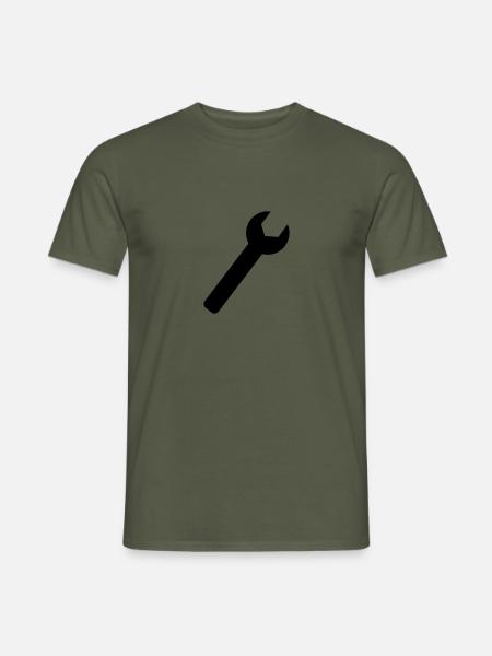 Schraubenschlüssel - Männer T-Shirt - Militärgrün