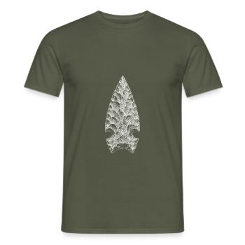 Arrowhead - Men's T-Shirt - military green - Front - AI Model Male 178 light (178cm)